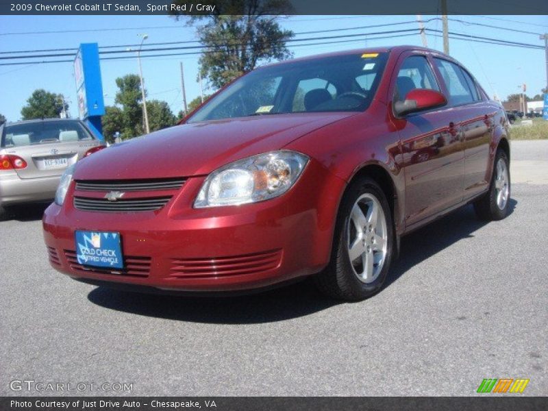 Sport Red / Gray 2009 Chevrolet Cobalt LT Sedan