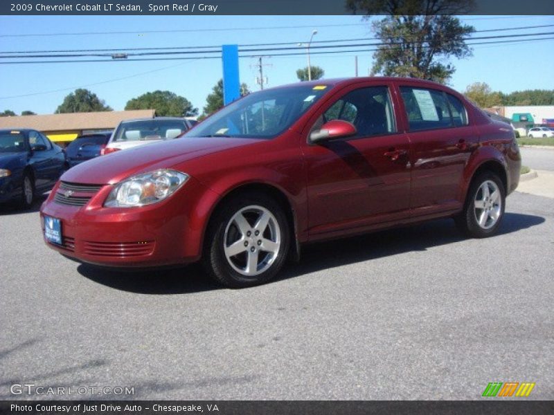 Sport Red / Gray 2009 Chevrolet Cobalt LT Sedan