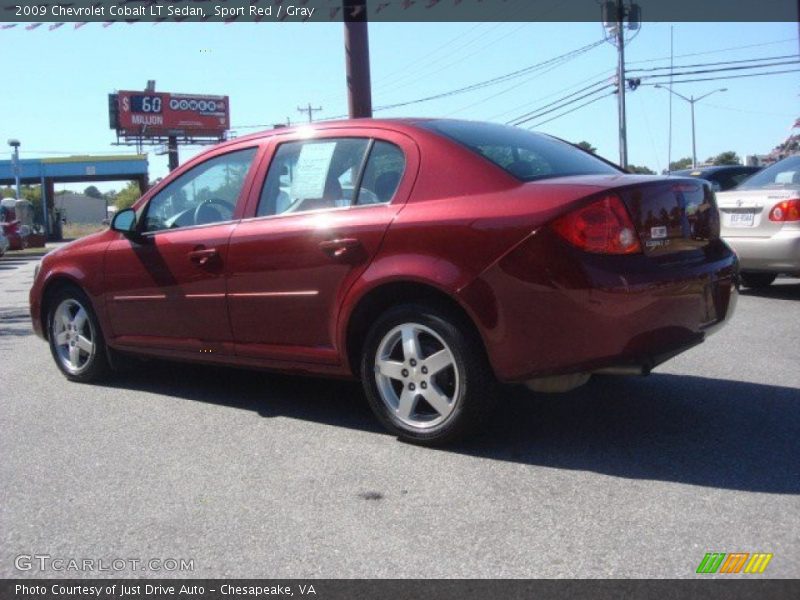 Sport Red / Gray 2009 Chevrolet Cobalt LT Sedan
