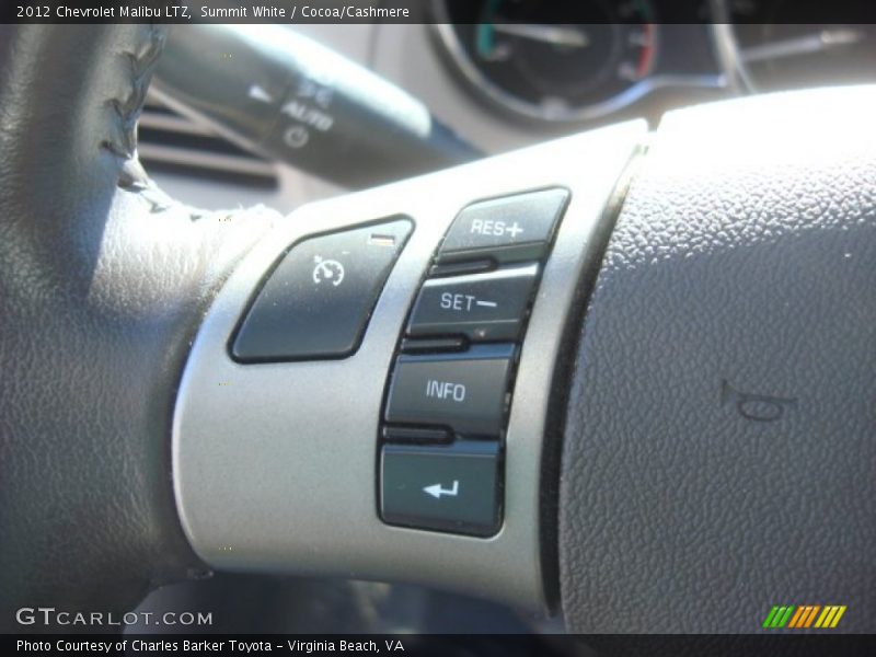 Summit White / Cocoa/Cashmere 2012 Chevrolet Malibu LTZ