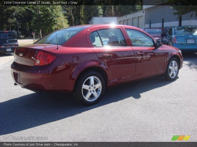 Sport Red / Gray 2009 Chevrolet Cobalt LT Sedan