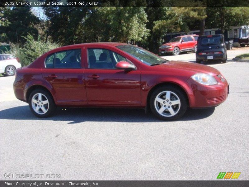 Sport Red / Gray 2009 Chevrolet Cobalt LT Sedan