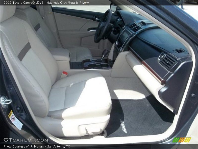 Magnetic Gray Metallic / Ivory 2012 Toyota Camry XLE V6