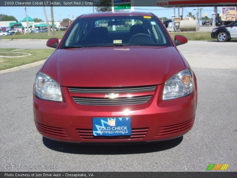 Sport Red / Gray 2009 Chevrolet Cobalt LT Sedan