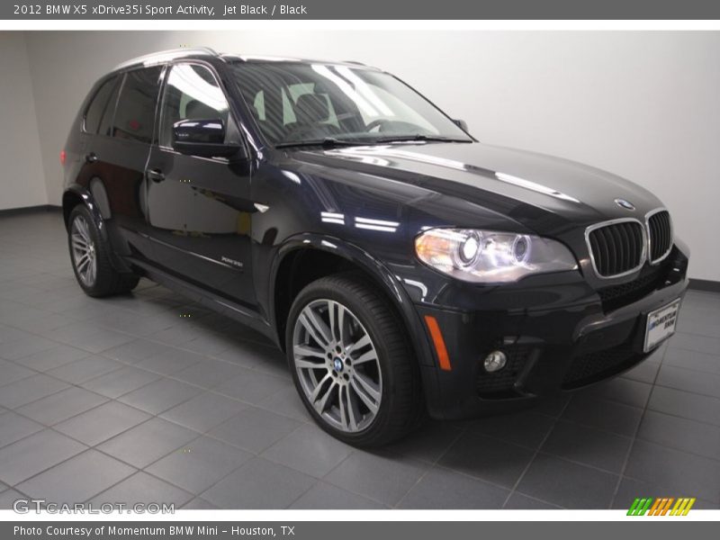 Jet Black / Black 2012 BMW X5 xDrive35i Sport Activity