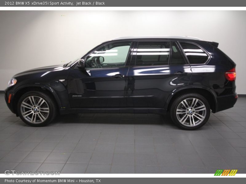 Jet Black / Black 2012 BMW X5 xDrive35i Sport Activity