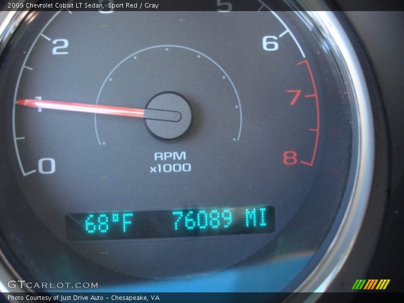 Sport Red / Gray 2009 Chevrolet Cobalt LT Sedan