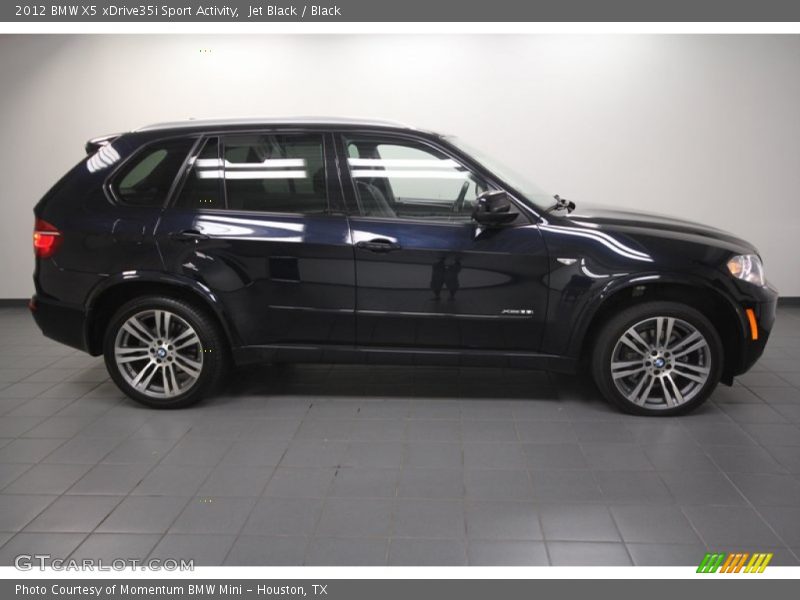 Jet Black / Black 2012 BMW X5 xDrive35i Sport Activity