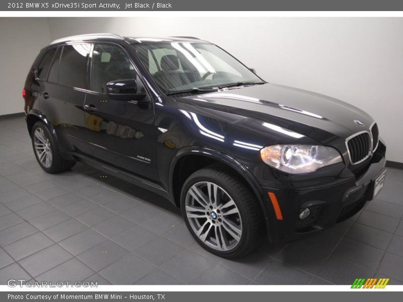 Jet Black / Black 2012 BMW X5 xDrive35i Sport Activity