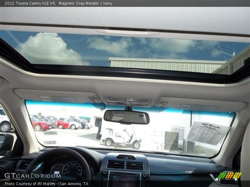 Magnetic Gray Metallic / Ivory 2012 Toyota Camry XLE V6