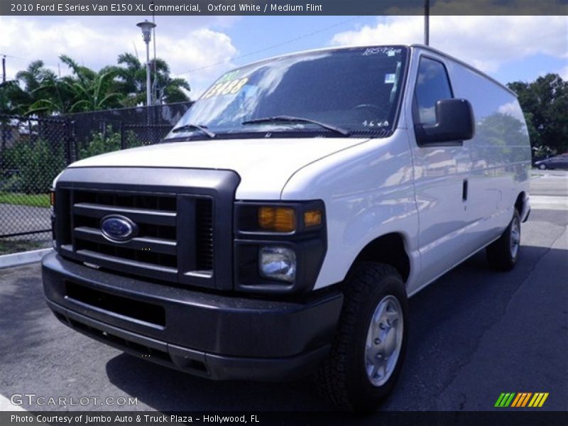 Oxford White / Medium Flint 2010 Ford E Series Van E150 XL Commericial