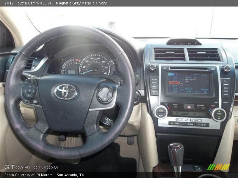 Magnetic Gray Metallic / Ivory 2012 Toyota Camry XLE V6