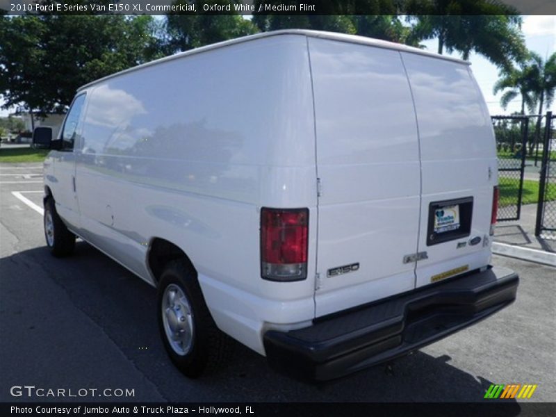 Oxford White / Medium Flint 2010 Ford E Series Van E150 XL Commericial