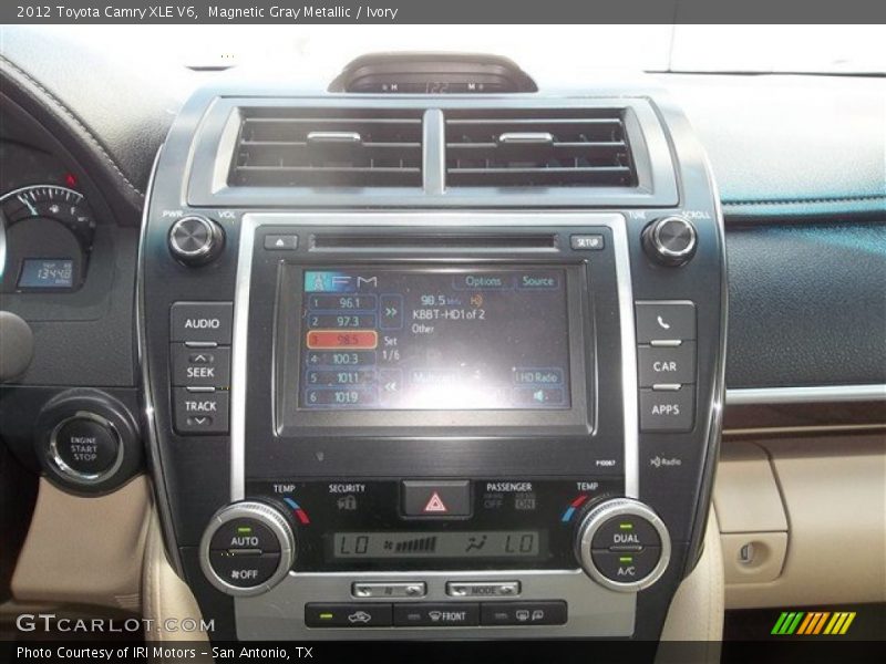 Magnetic Gray Metallic / Ivory 2012 Toyota Camry XLE V6