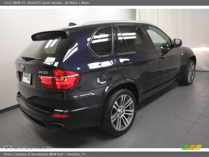 Jet Black / Black 2012 BMW X5 xDrive35i Sport Activity