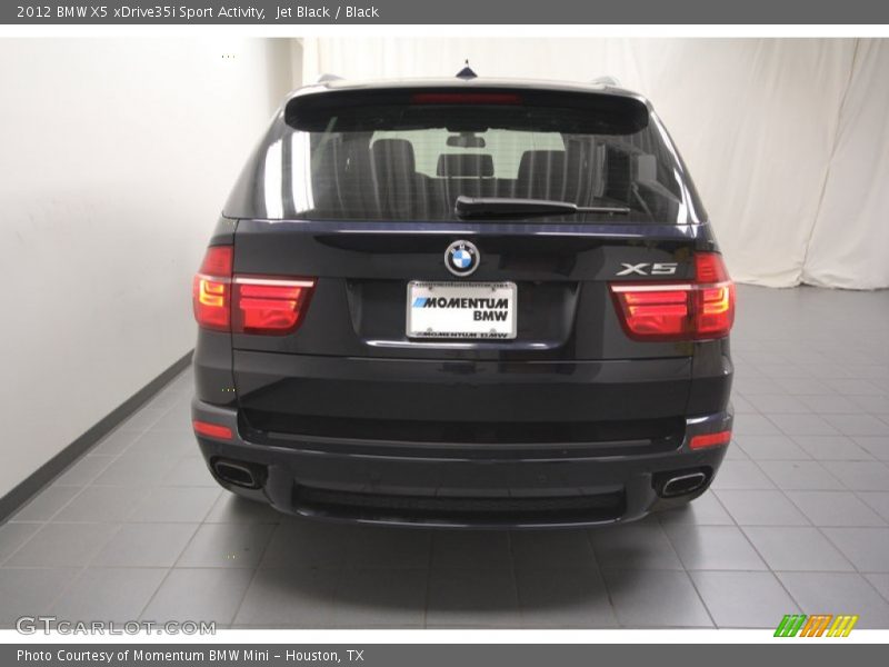 Jet Black / Black 2012 BMW X5 xDrive35i Sport Activity