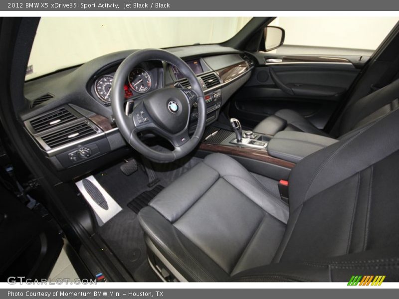 Jet Black / Black 2012 BMW X5 xDrive35i Sport Activity