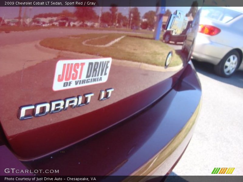 Sport Red / Gray 2009 Chevrolet Cobalt LT Sedan