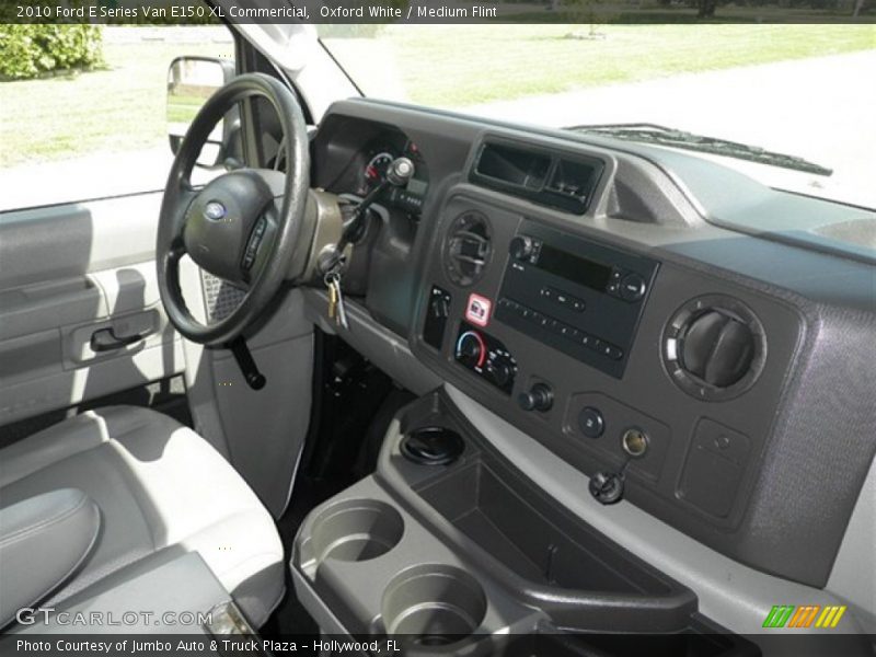 Oxford White / Medium Flint 2010 Ford E Series Van E150 XL Commericial