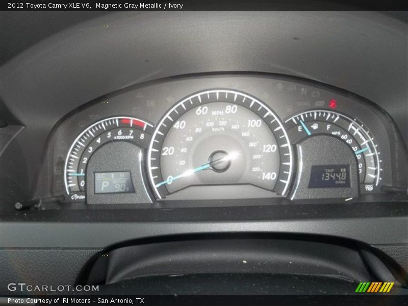 Magnetic Gray Metallic / Ivory 2012 Toyota Camry XLE V6