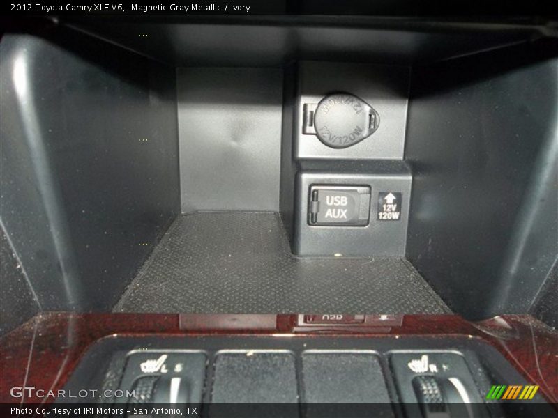 Magnetic Gray Metallic / Ivory 2012 Toyota Camry XLE V6