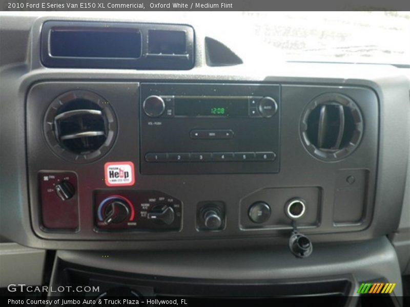 Oxford White / Medium Flint 2010 Ford E Series Van E150 XL Commericial