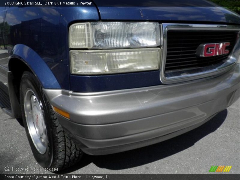 Dark Blue Metallic / Pewter 2003 GMC Safari SLE