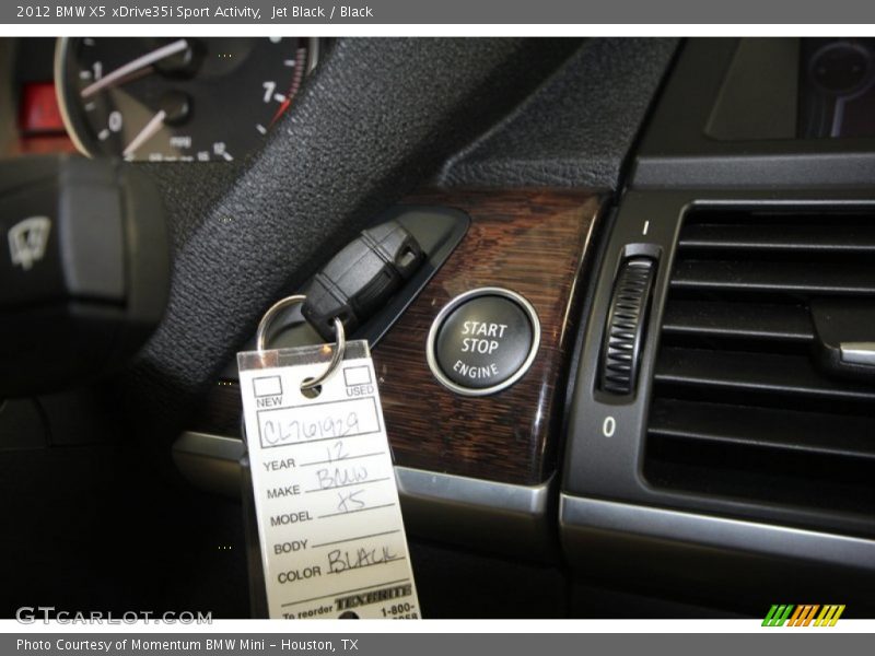 Jet Black / Black 2012 BMW X5 xDrive35i Sport Activity