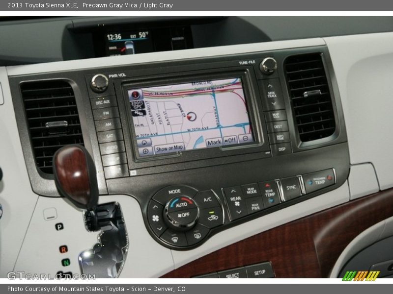 Predawn Gray Mica / Light Gray 2013 Toyota Sienna XLE