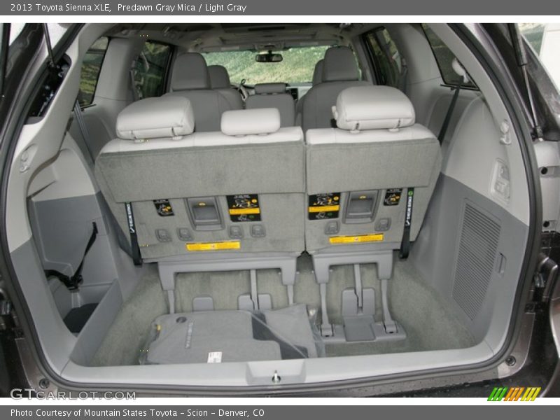 Predawn Gray Mica / Light Gray 2013 Toyota Sienna XLE