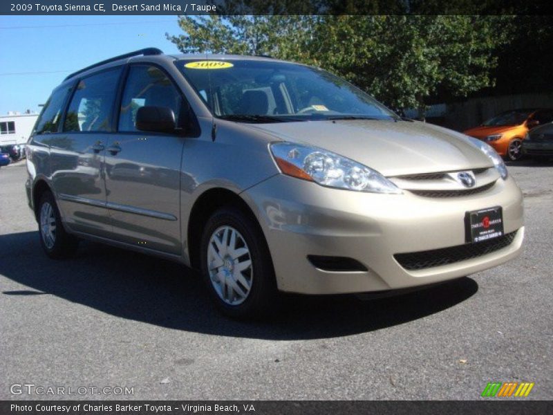 Desert Sand Mica / Taupe 2009 Toyota Sienna CE