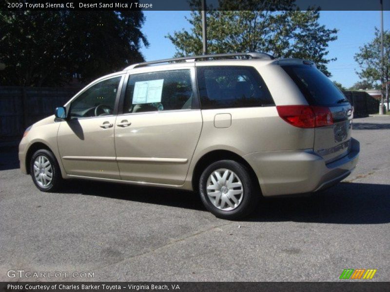 Desert Sand Mica / Taupe 2009 Toyota Sienna CE