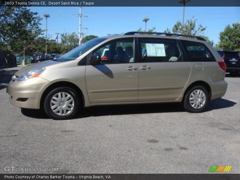 Desert Sand Mica / Taupe 2009 Toyota Sienna CE