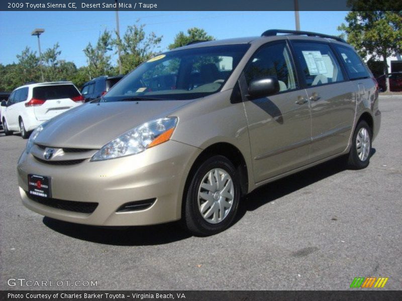 Desert Sand Mica / Taupe 2009 Toyota Sienna CE