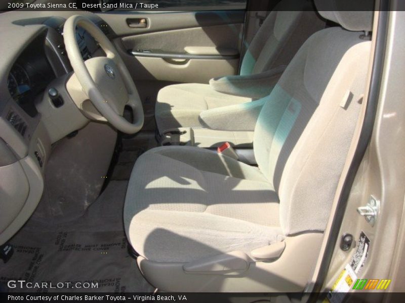 Desert Sand Mica / Taupe 2009 Toyota Sienna CE