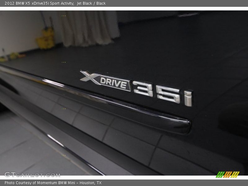 Jet Black / Black 2012 BMW X5 xDrive35i Sport Activity