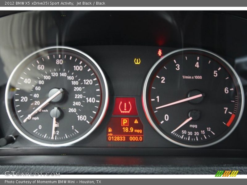 Jet Black / Black 2012 BMW X5 xDrive35i Sport Activity