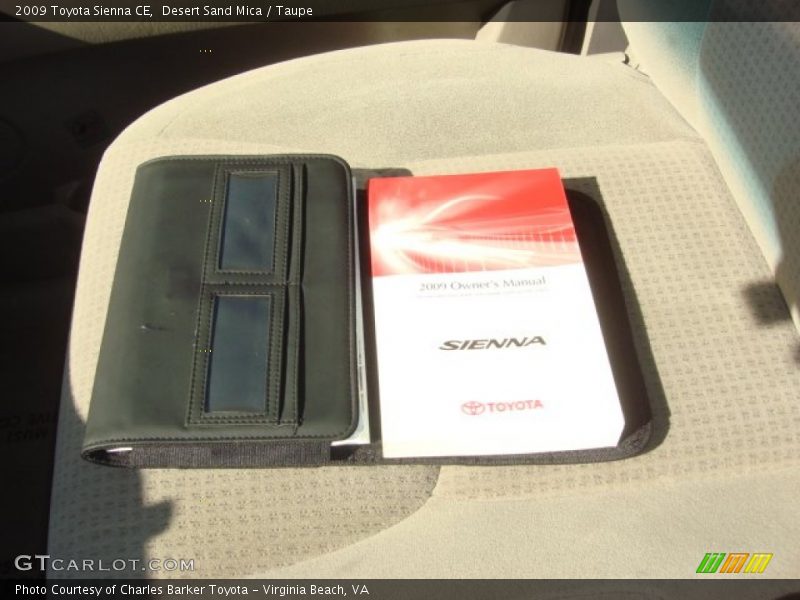 Desert Sand Mica / Taupe 2009 Toyota Sienna CE