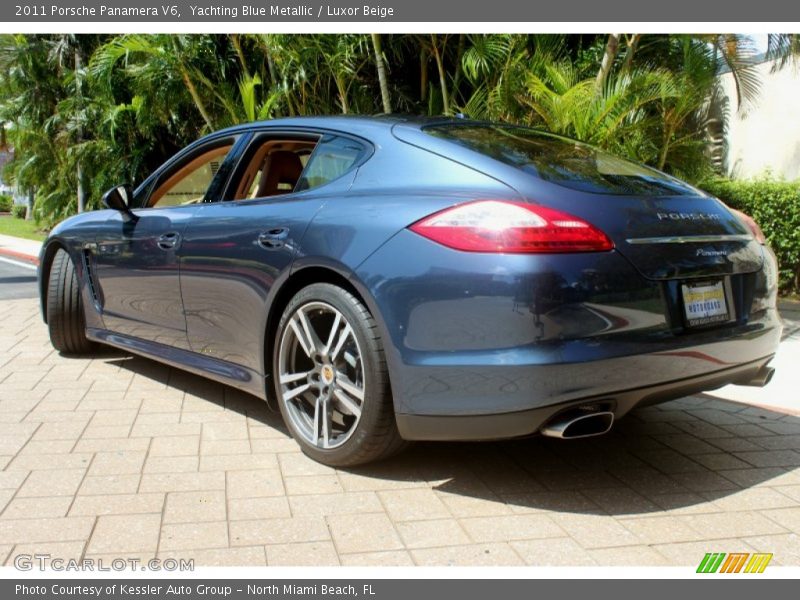 Yachting Blue Metallic / Luxor Beige 2011 Porsche Panamera V6