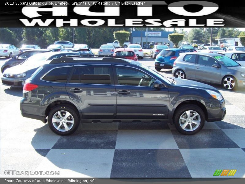 Graphite Gray Metallic / Off Black Leather 2013 Subaru Outback 3.6R Limited