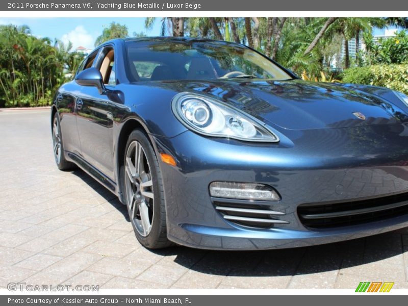 Yachting Blue Metallic / Luxor Beige 2011 Porsche Panamera V6