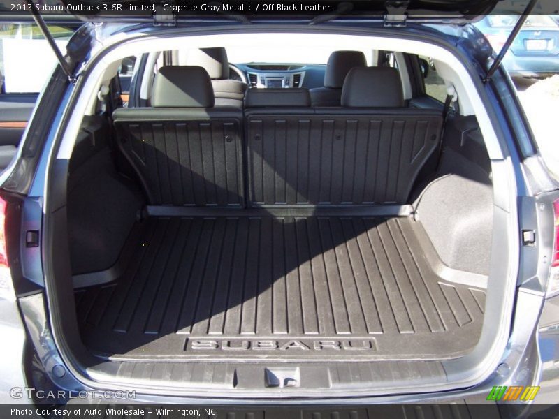 Graphite Gray Metallic / Off Black Leather 2013 Subaru Outback 3.6R Limited