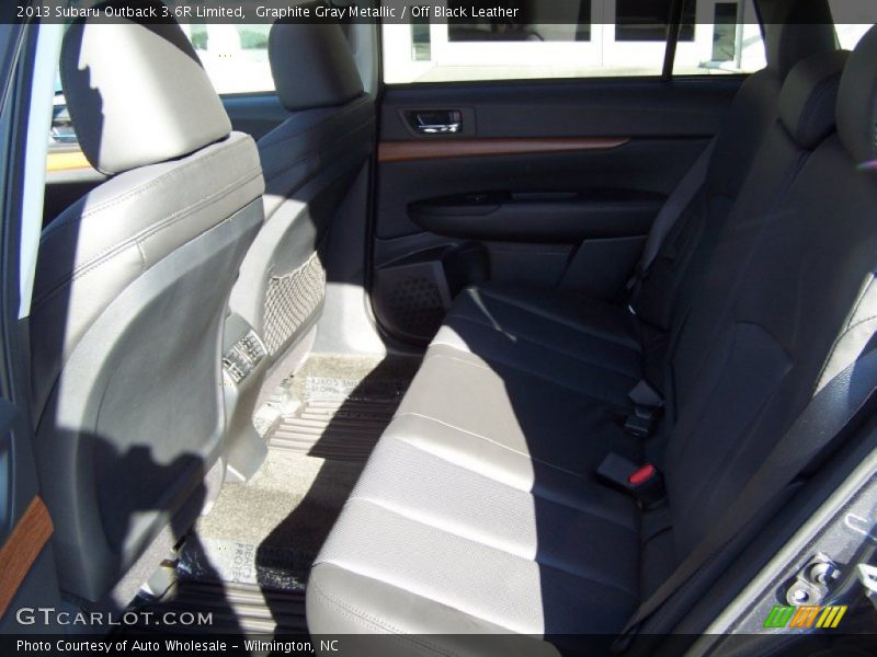 Graphite Gray Metallic / Off Black Leather 2013 Subaru Outback 3.6R Limited
