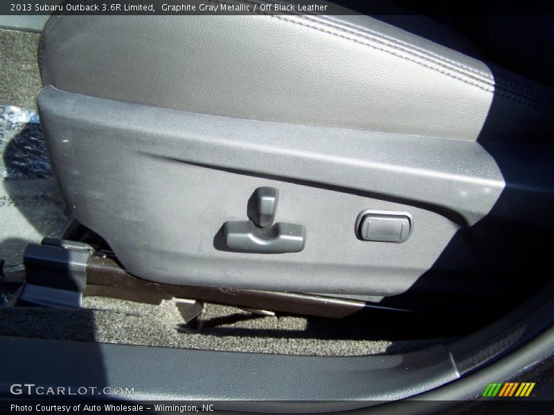 Graphite Gray Metallic / Off Black Leather 2013 Subaru Outback 3.6R Limited