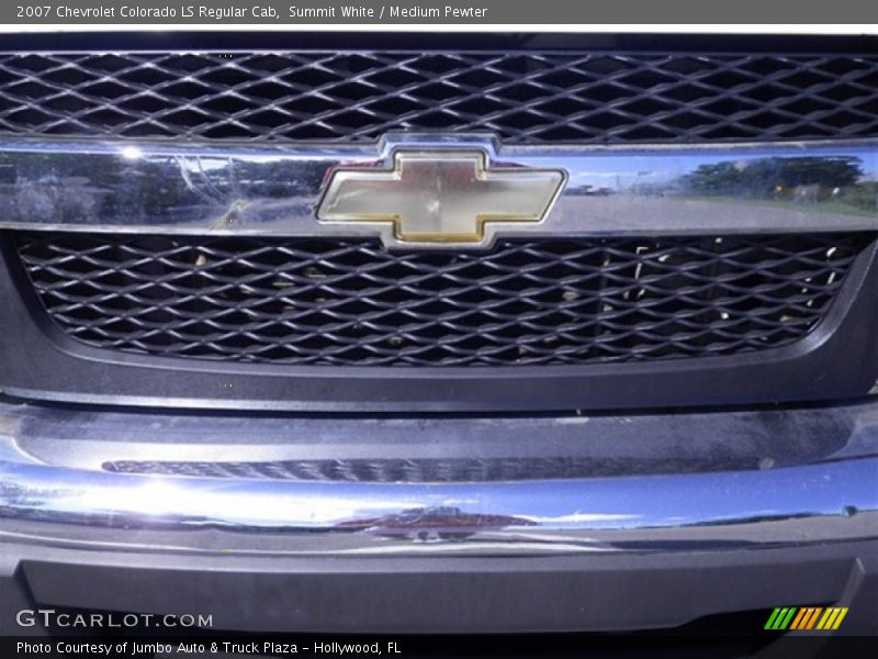 Summit White / Medium Pewter 2007 Chevrolet Colorado LS Regular Cab