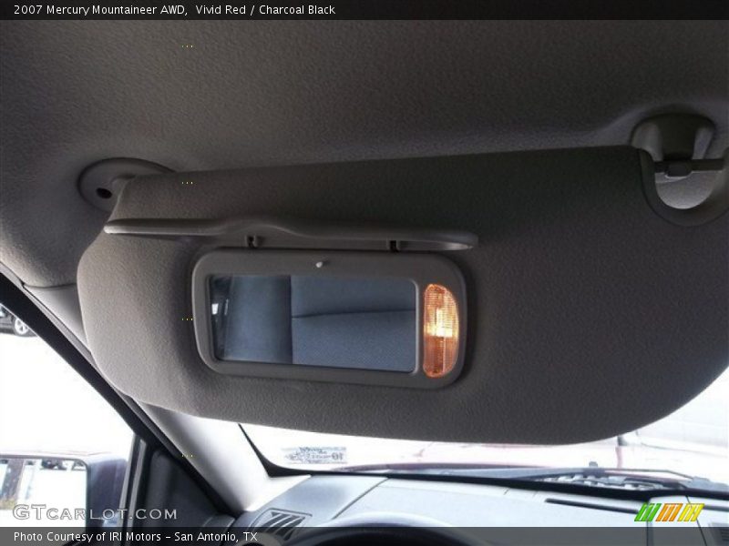 Vivid Red / Charcoal Black 2007 Mercury Mountaineer AWD