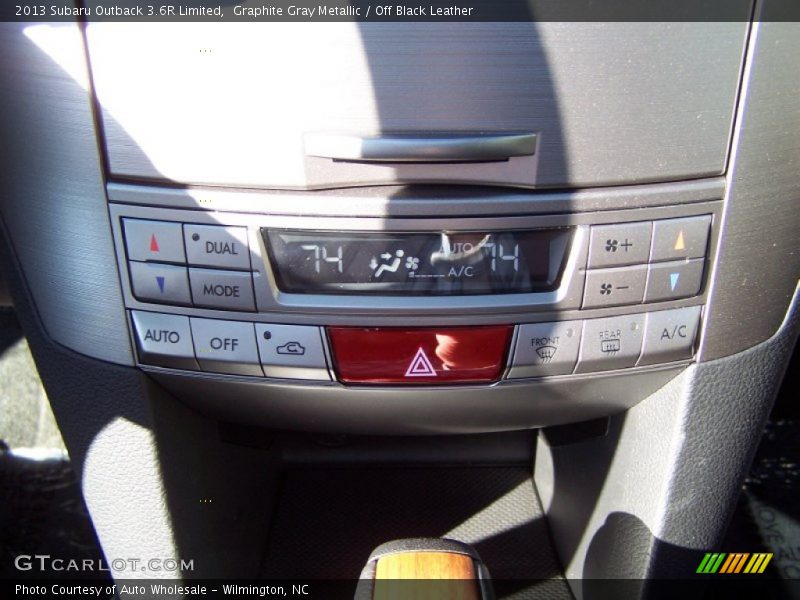 Graphite Gray Metallic / Off Black Leather 2013 Subaru Outback 3.6R Limited