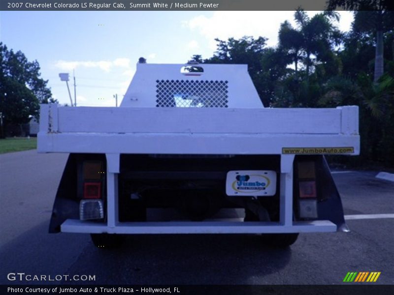Summit White / Medium Pewter 2007 Chevrolet Colorado LS Regular Cab