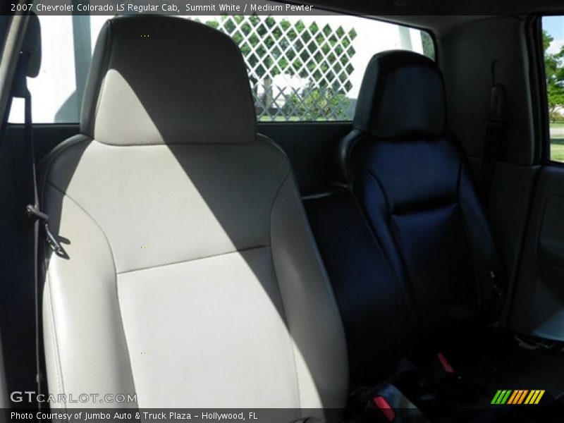 Summit White / Medium Pewter 2007 Chevrolet Colorado LS Regular Cab