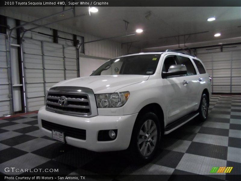 Super White / Graphite 2010 Toyota Sequoia Limited 4WD